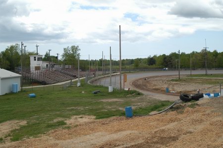Thunderbird Raceway - Track And Grandstand From Water Winter Wonderland (newer photo)